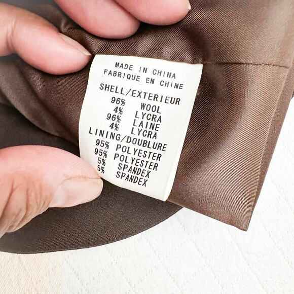 Theory Rory Tailor Brown Two Button Blazer Size 00 - Picture 5 of 7